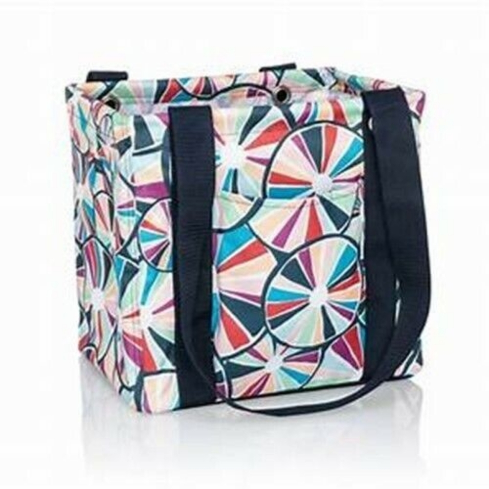 NWT- Small Utility Tote- Pinwheel Party